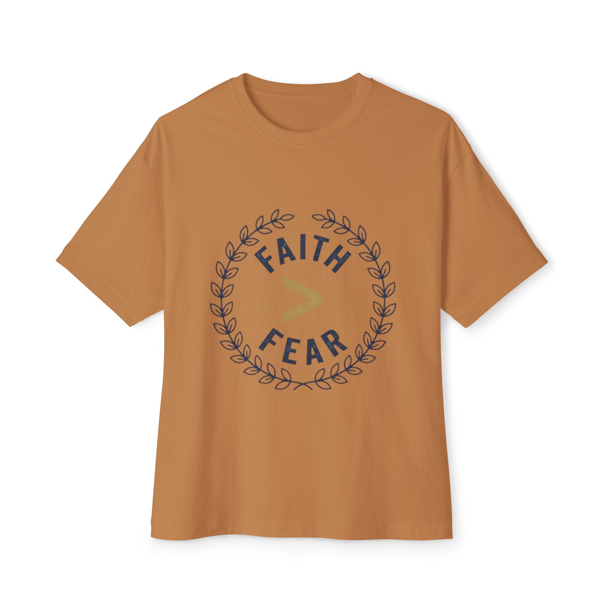 Faith > Fear Christian Tee — Inspirational Faith Over Fear Shirt