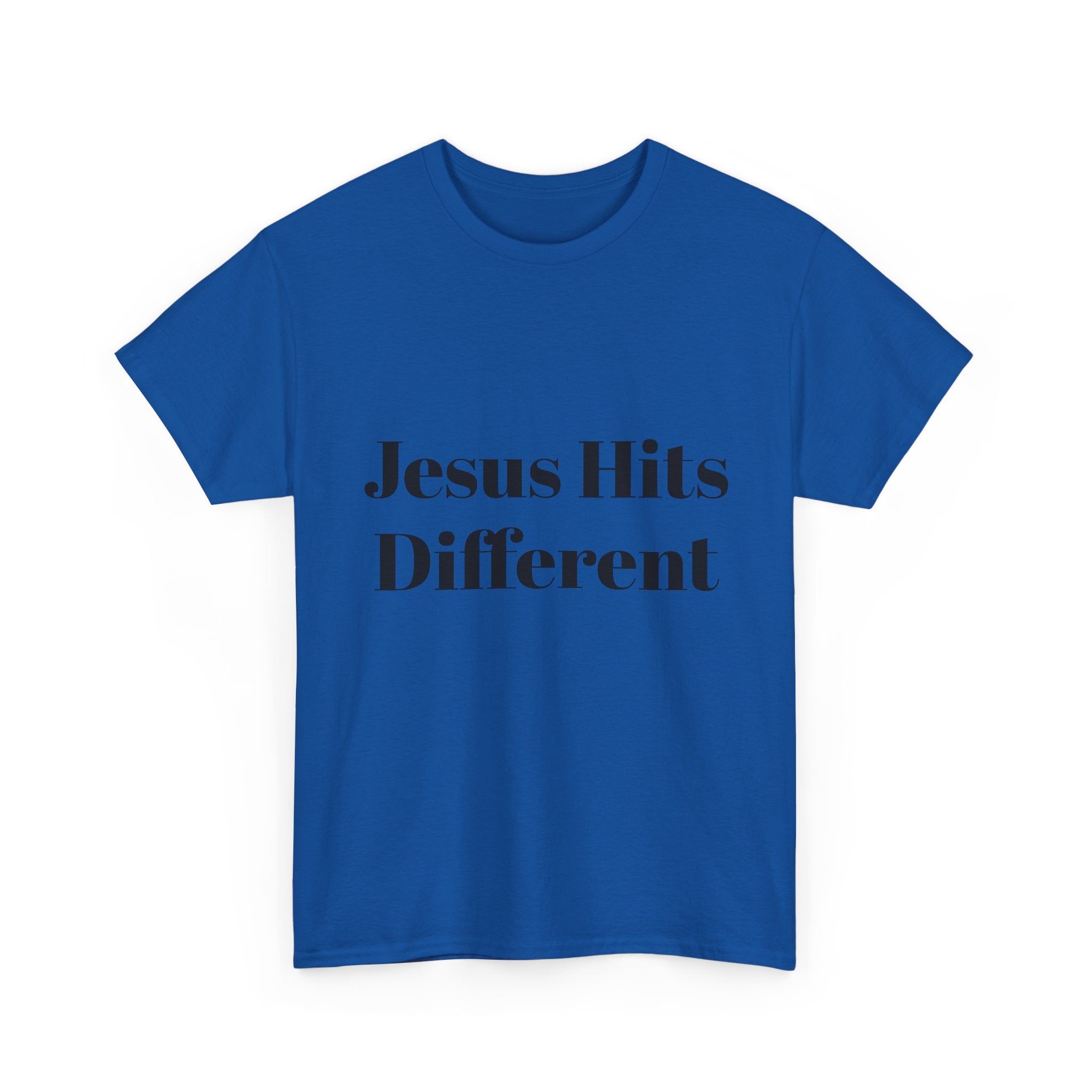 Unisex Jesus hits different Heavy Cotton Tee