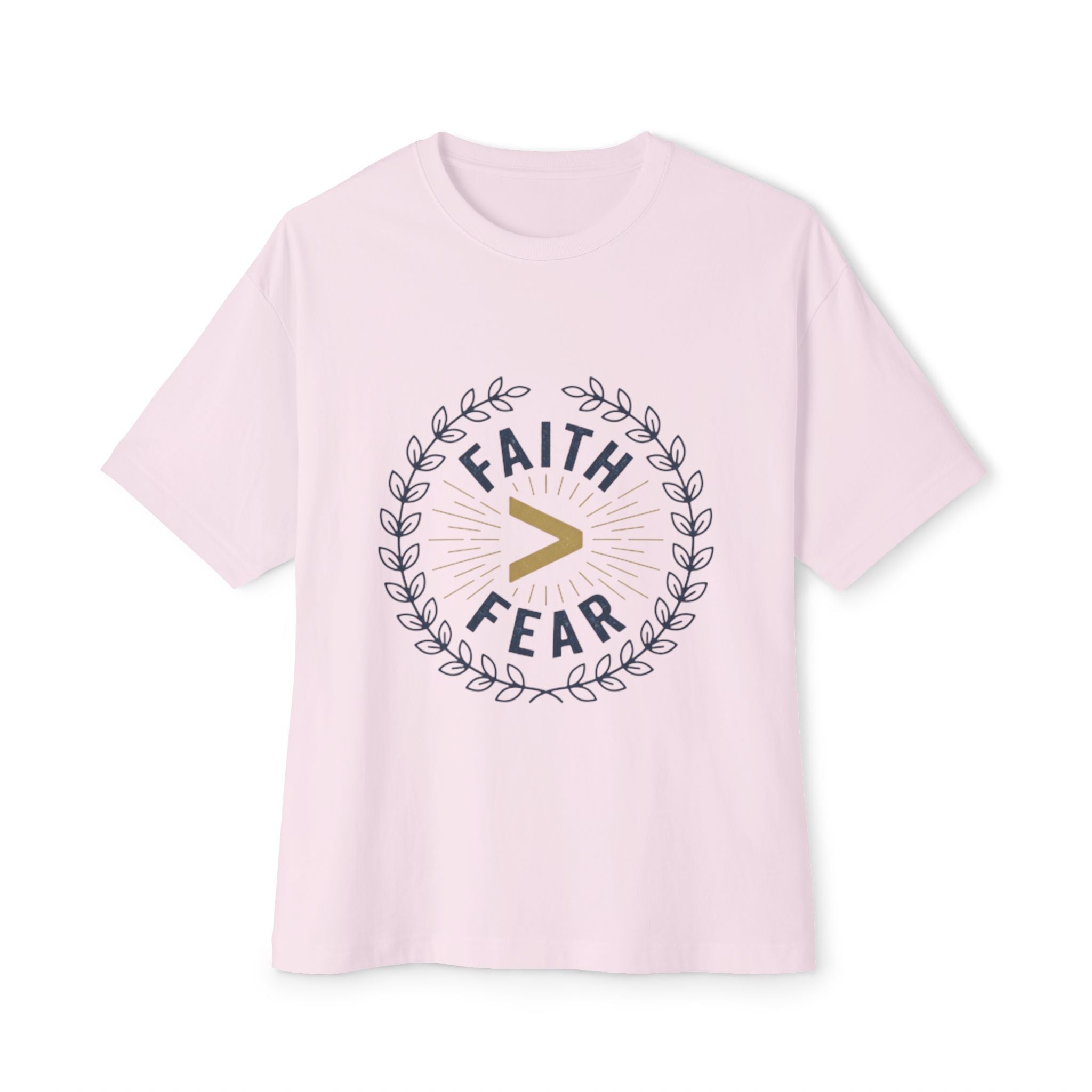 Faith > Fear Christian Tee — Inspirational Faith Over Fear Shirt