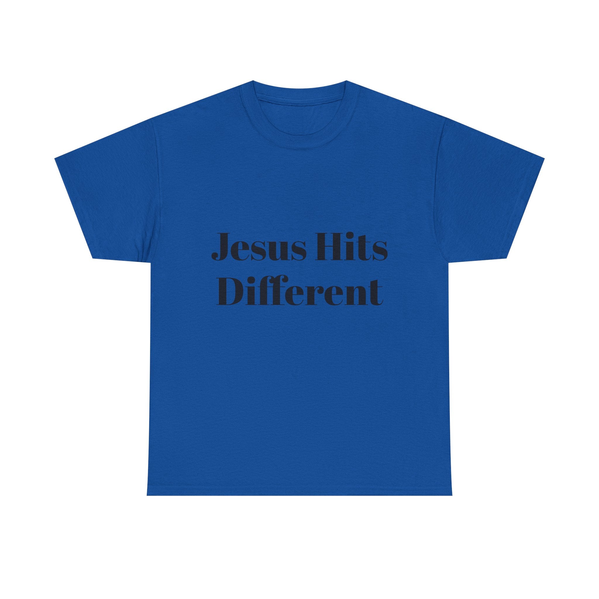 Unisex Jesus hits different Heavy Cotton Tee